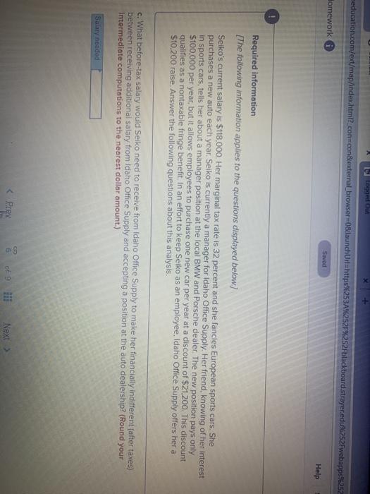  Looged Out x + education.com/ext/map/index.html?_con con&external browser launchUilehttps%253A%252F%252Fblackboard strayer.edu%252Fwebapps%252 Homework Saved