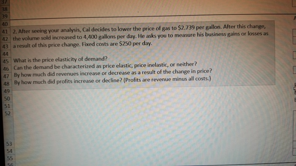  please help with question 2. thanks 39 40 41 2. After