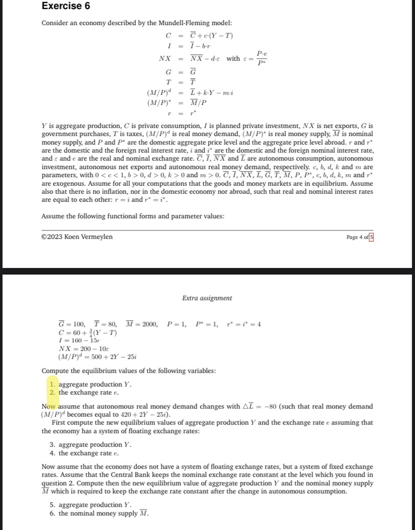 Do not only give the solutions, but also clearly explain your derivations.Need