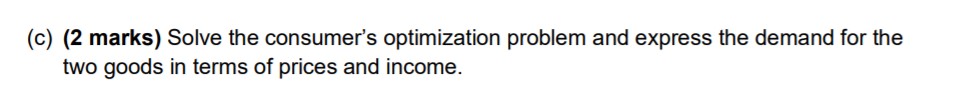 of the two goods X1 and x2 respectively are p. and p2