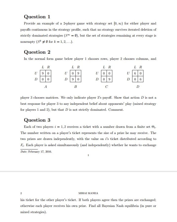 = S,, and there is some function f : S, x S-