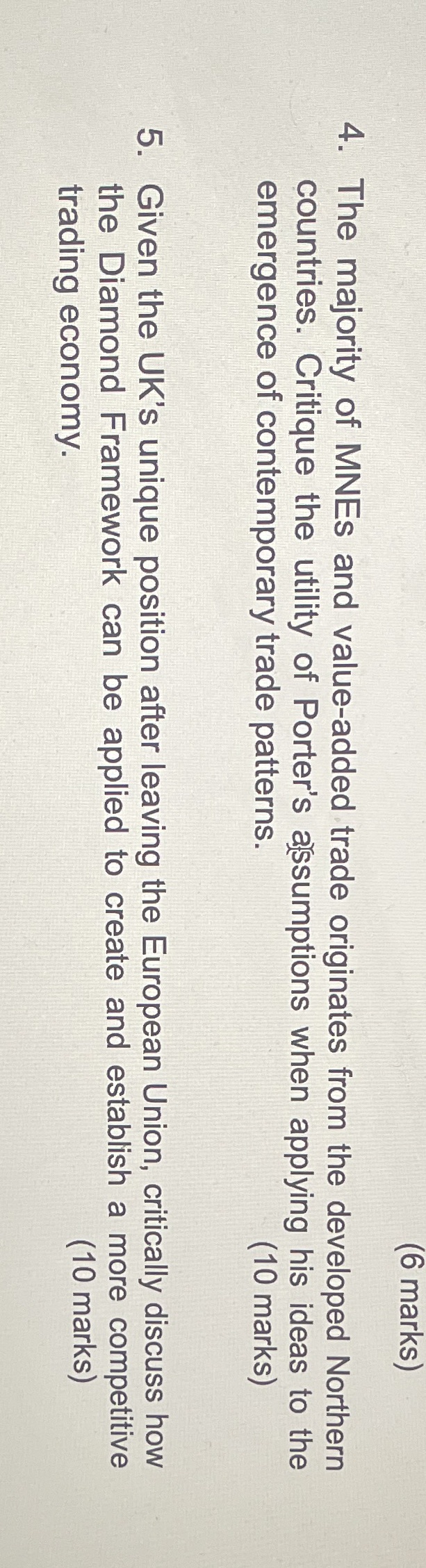 Should be descriptive answer with reference (6 marks) 4. The majority of