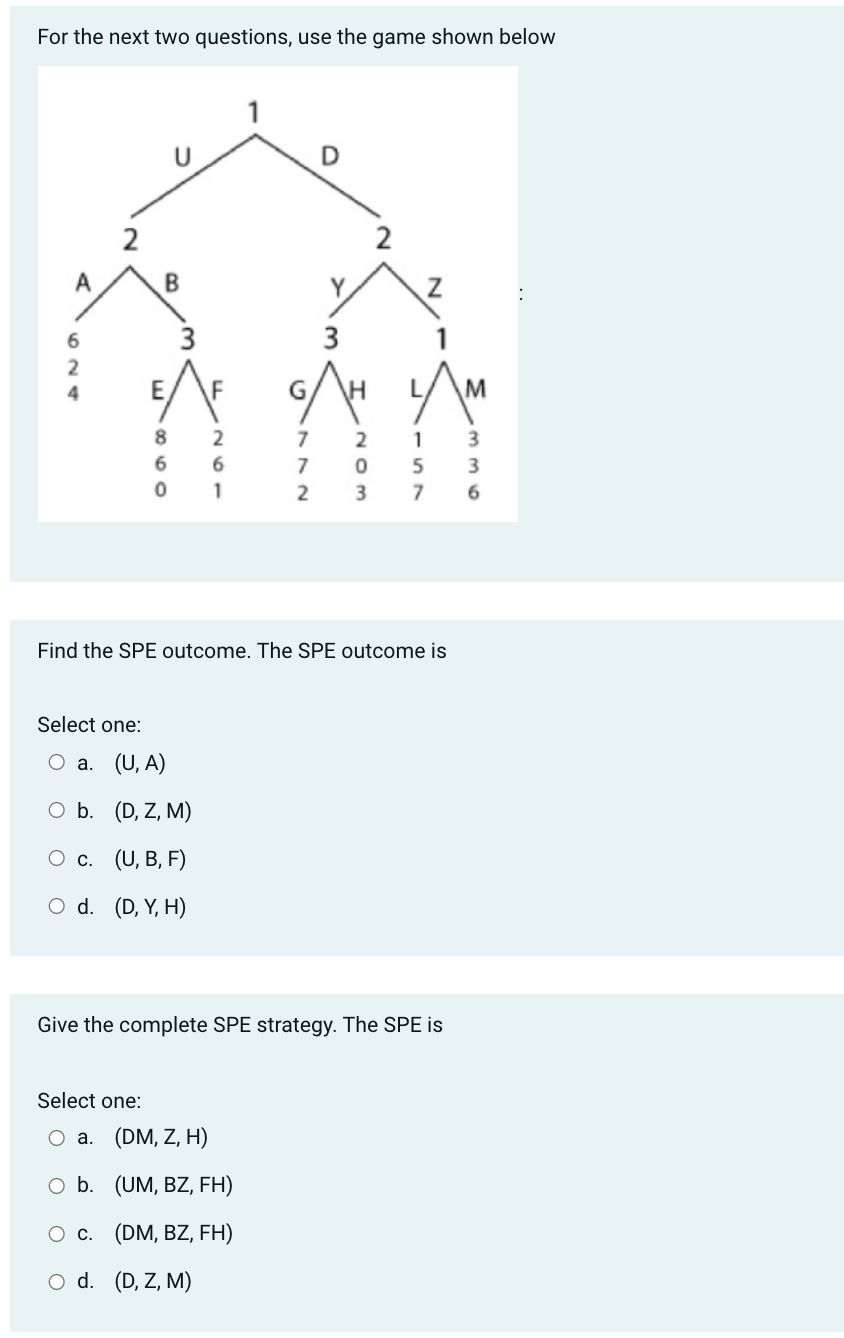 a. (T, L) and (B, R) O b. (B, L) O C.