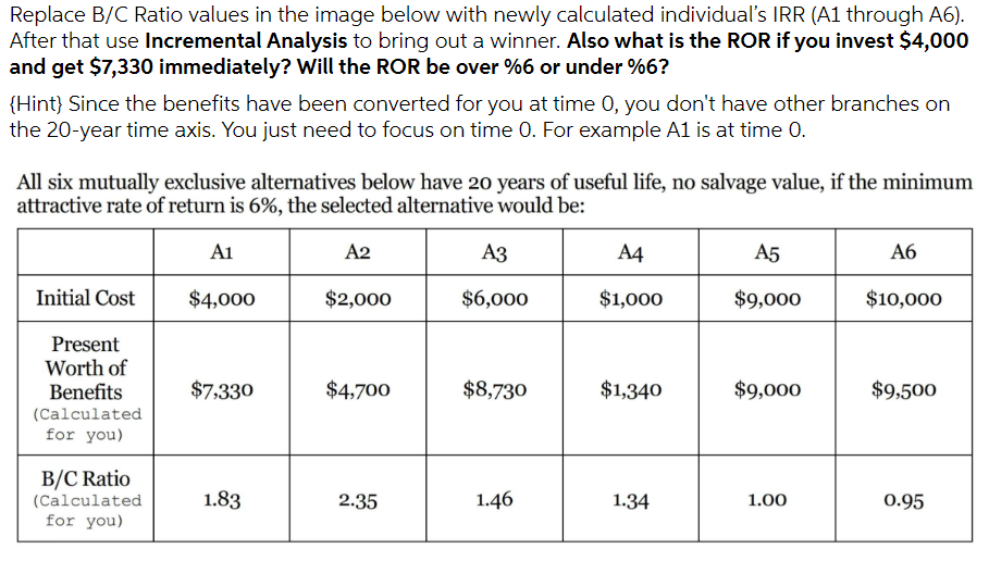 Answer it if you are 100% sure otherwise skip it. Replace BIC