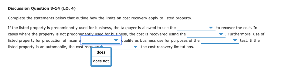 property is predominantly used for business, the taxpayer is allowed to use
