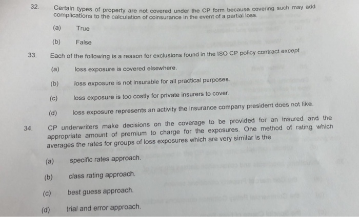 Could someone please help me answer these? Certain types of property are