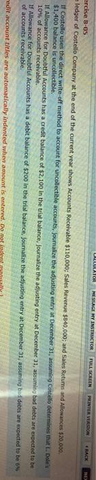  LALLAATOR MESSAGE HY INSTRUCTOR FULL SCREEN PRINTER VERSION BACK ercise 8-0