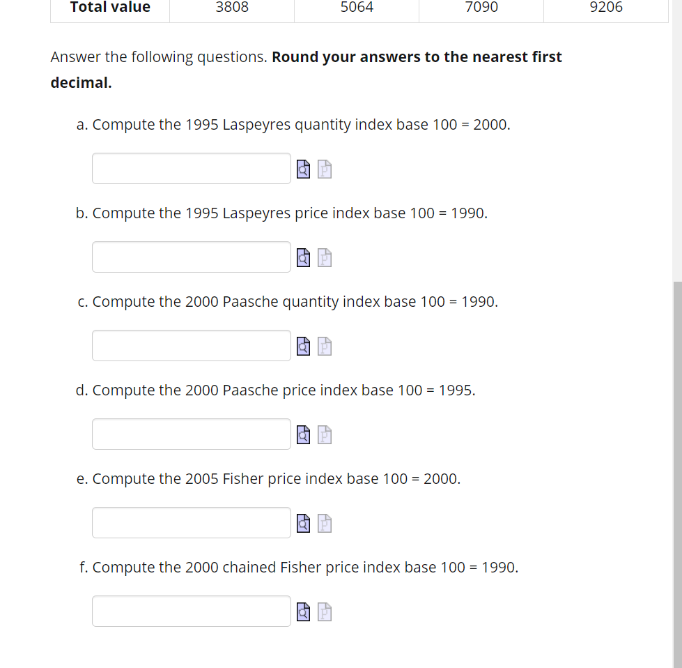 plz explain thx Total value 3808 5064 7090 9206 Answer the following