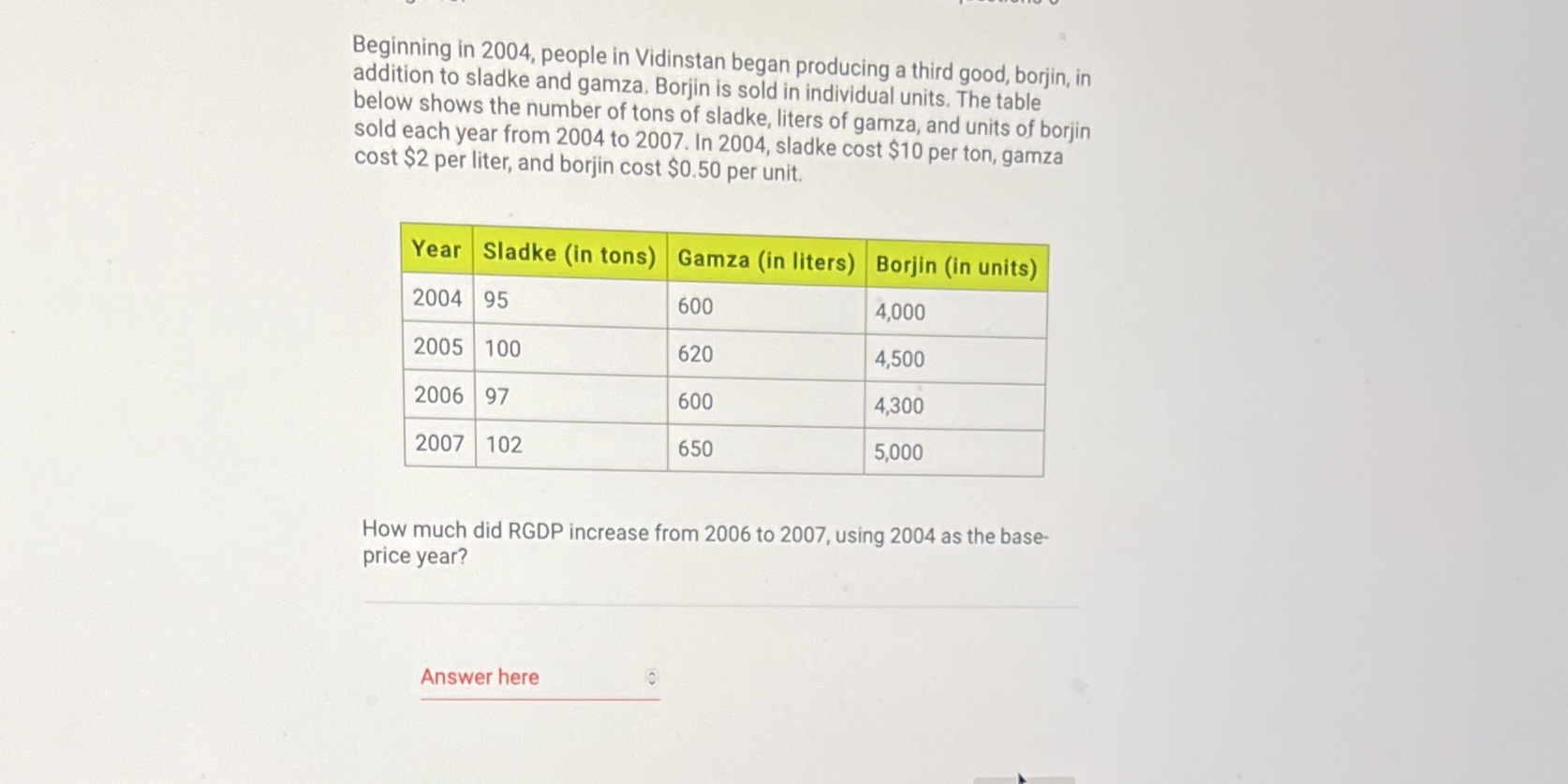 How do I answer this? Beginning in 2004, people in Vidinstan began