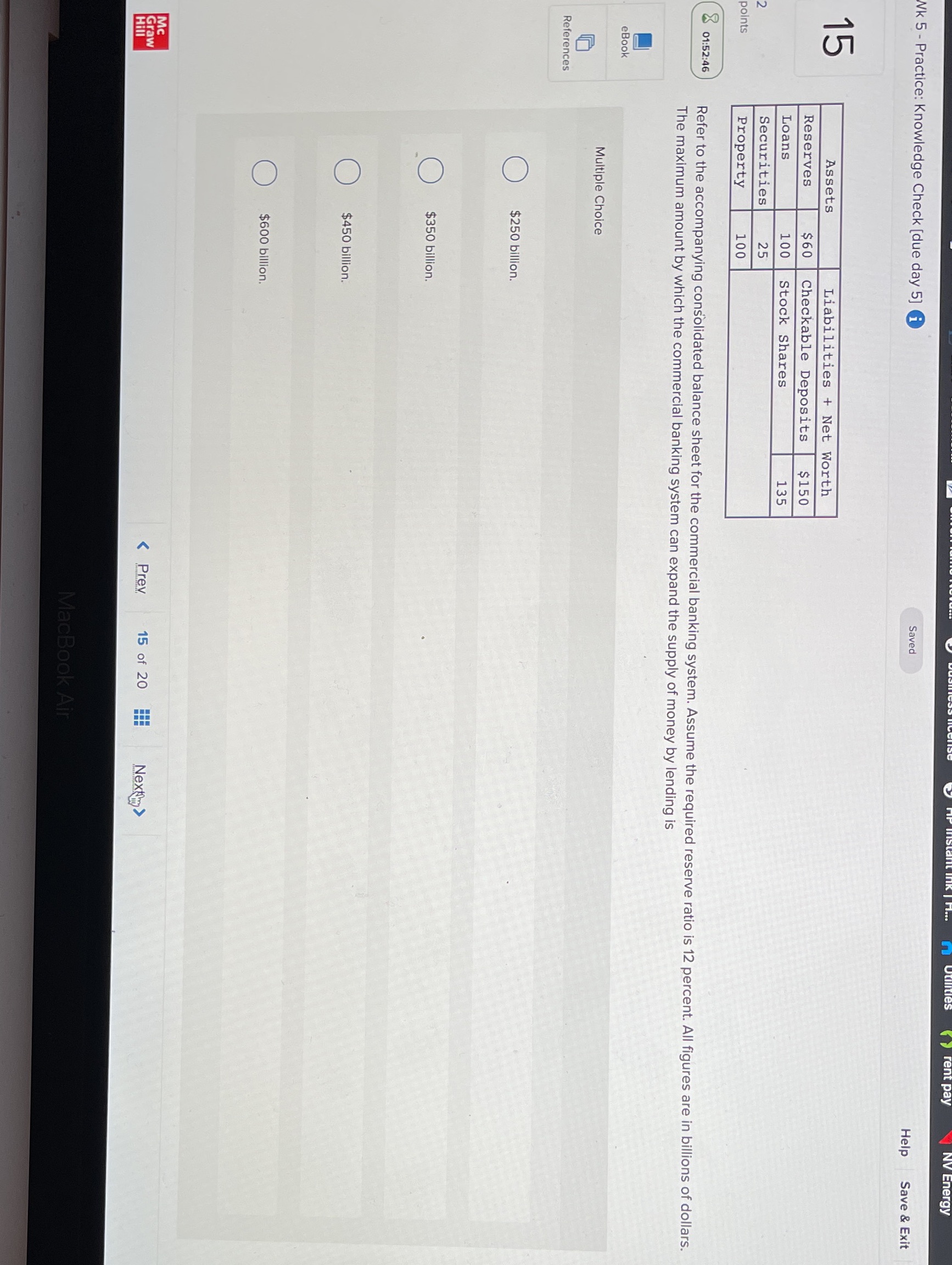  Vk 5 - Practice: Knowledge Check [due day 5] i Saved