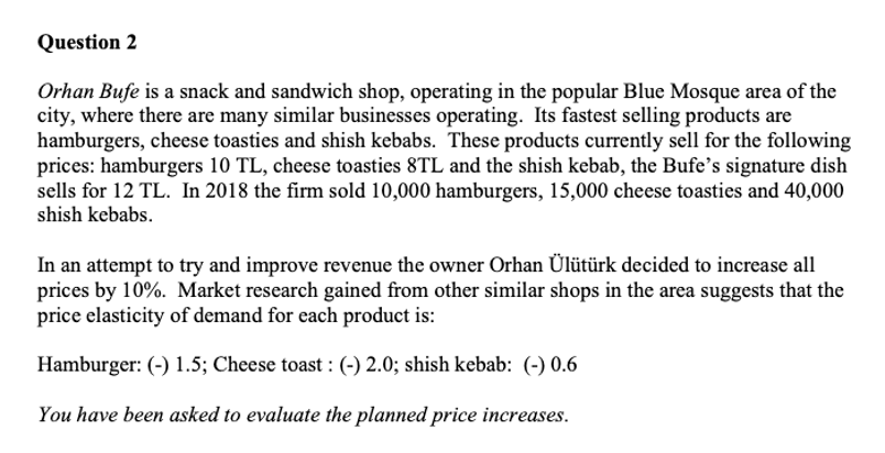 10% price reduction have been better for some or all of the