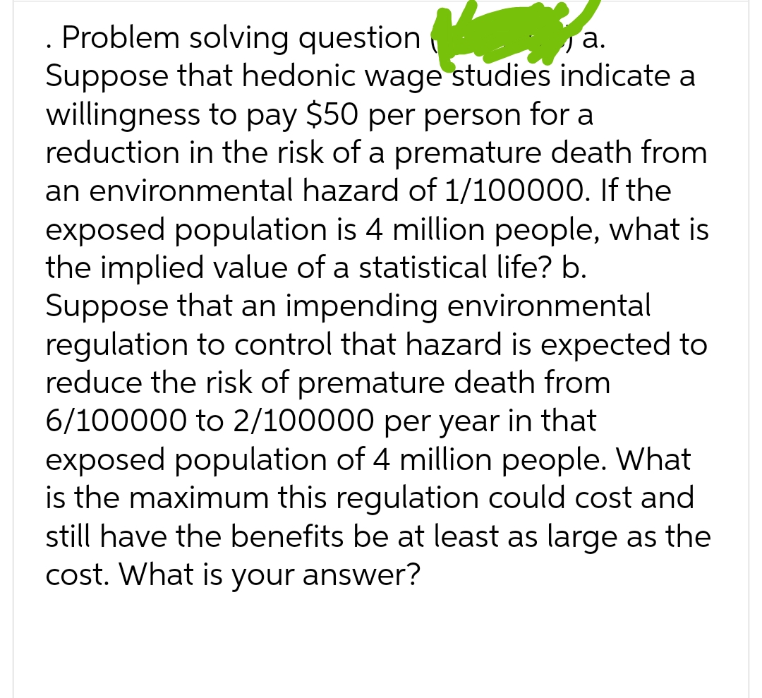  . Problem solving question i _ -. I} a. Suppose that