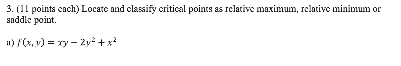 please complete the following question and show all the working out. 3.