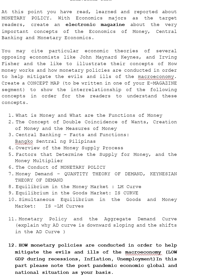 Help please At this point you have read, learned and reported about