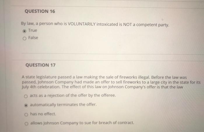 clause. exculpatory QUESTION 14 With a delegation, the delegator remains liable for