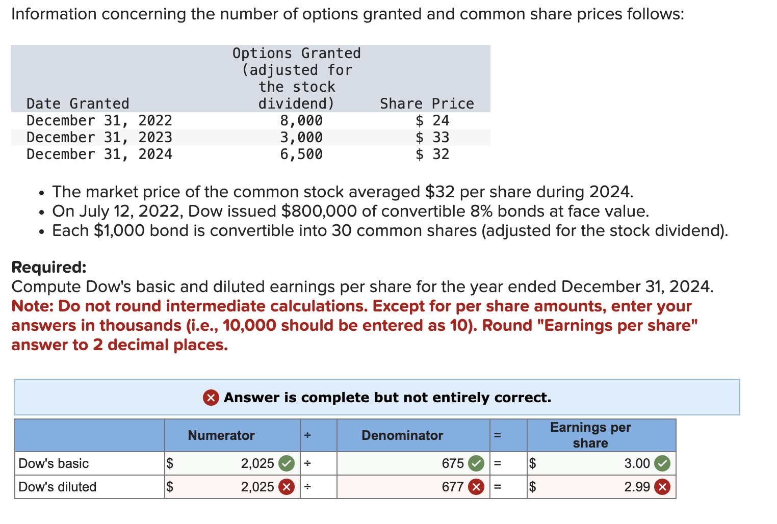  Problem 19-13(Static) EPS; nonconvertible preferred stock; treasury shares; shares sold; stock