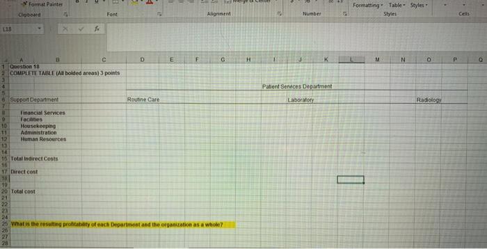  Need to complete the table in the first photo 4 Format