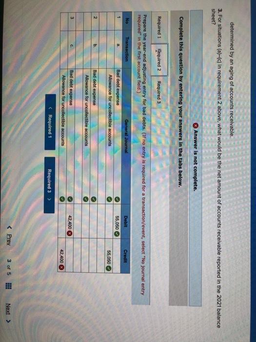 for the work you have completed so far. It does not indice