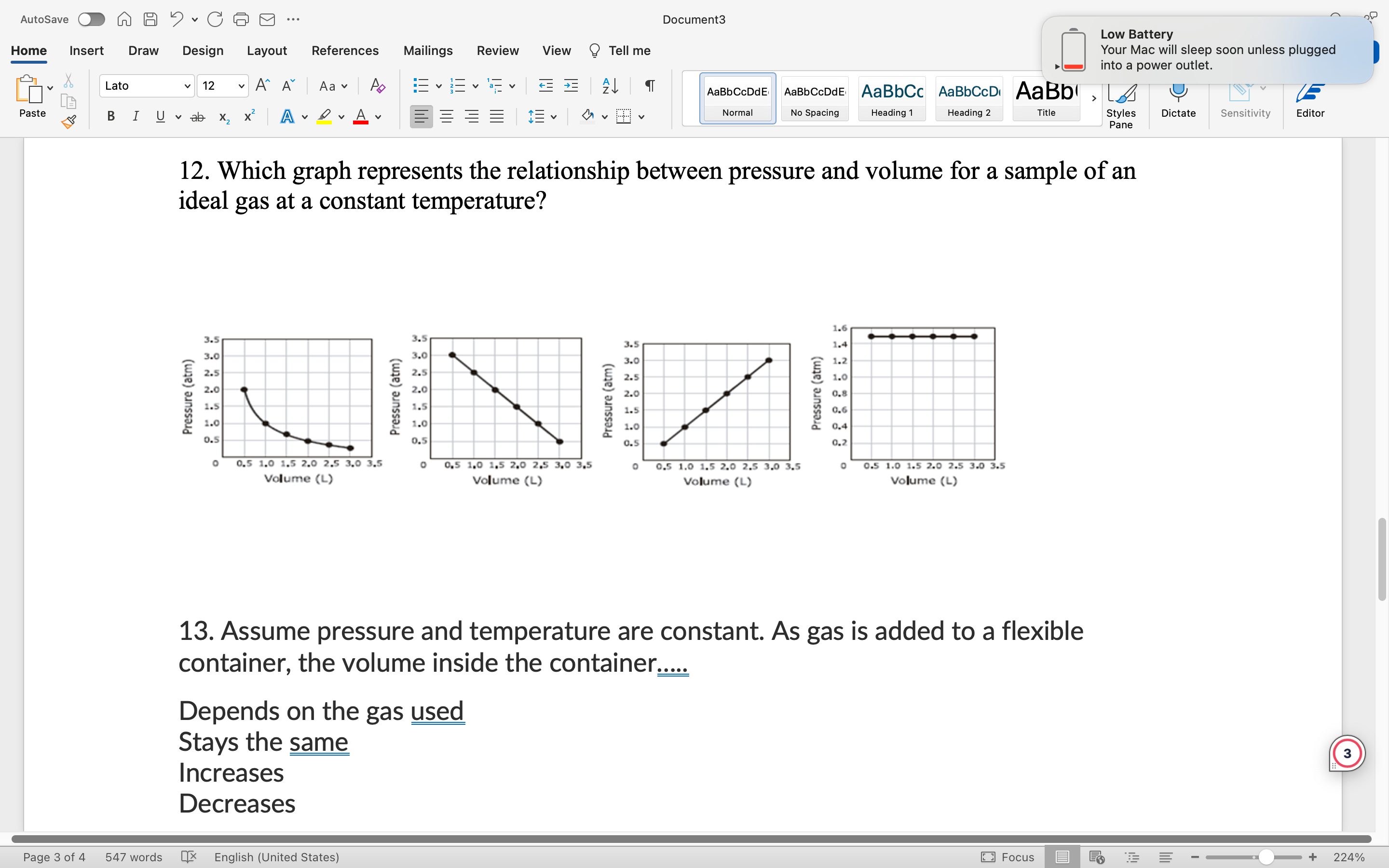 Your Mac will sleep soon unless plugged into a power outlet. Lato