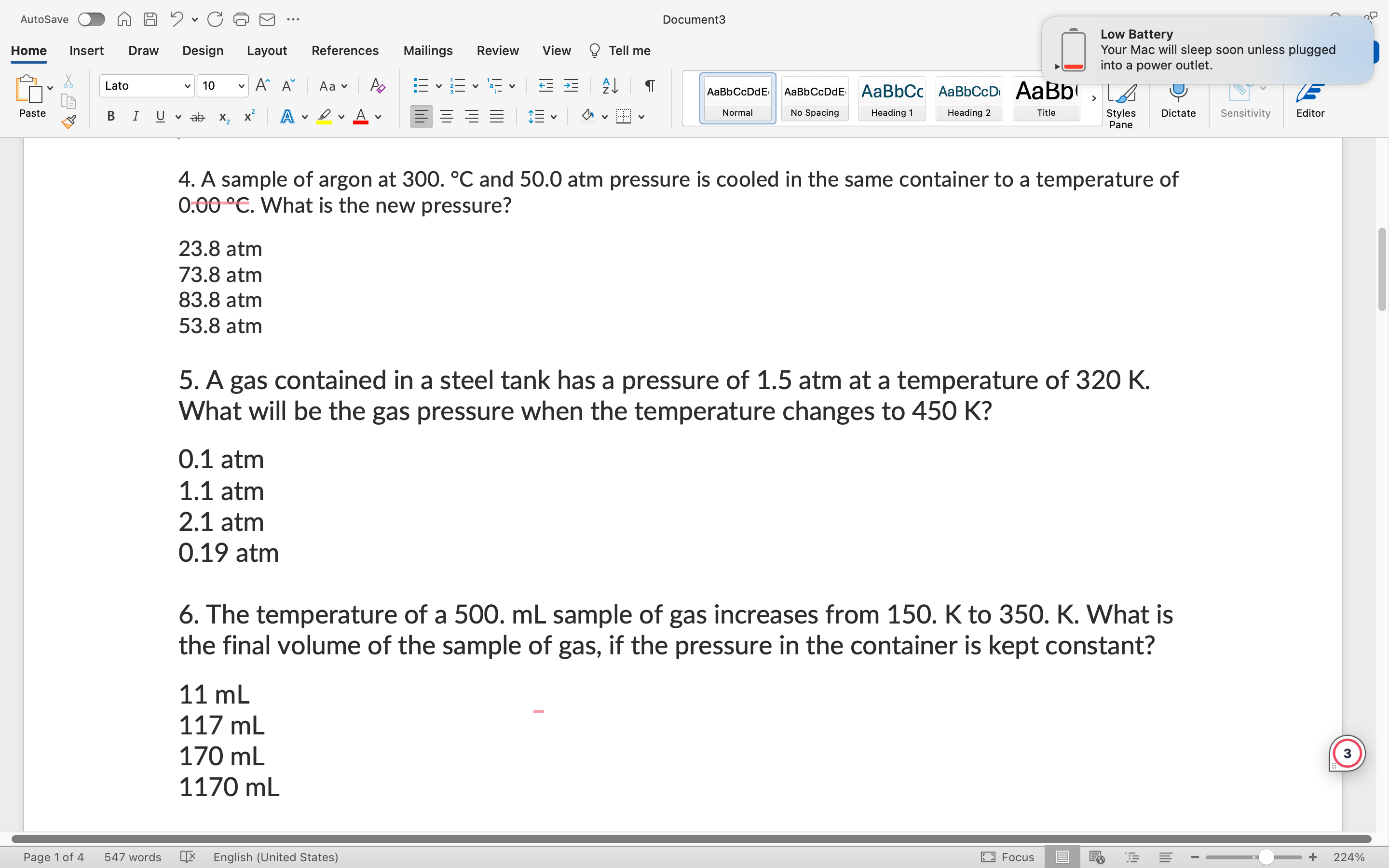 is the SI unit of temperature? Fahrenheit Celsius Pascal Kelvin 10. The