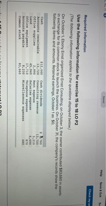  > Saved Help Save & Exit Su Check my w Required