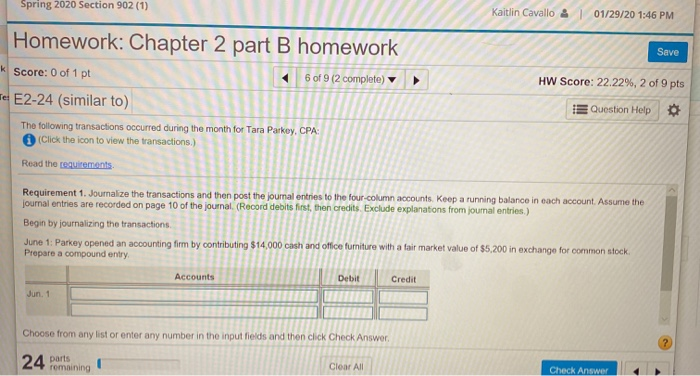 fill in the blanks for the information provided. Spring 2020 Section 902