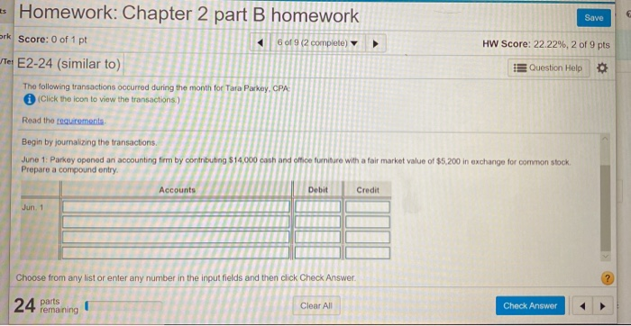(1) Kaitlin Cavallo 01/29/20 1:46 PM Homework: Chapter 2 part B homework