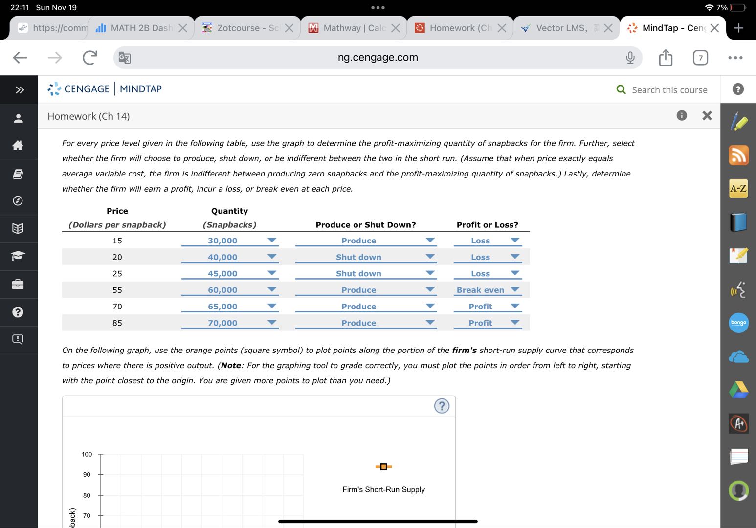 T Zotcourse - Sc X D Mathway | Calc X Homework (Ch