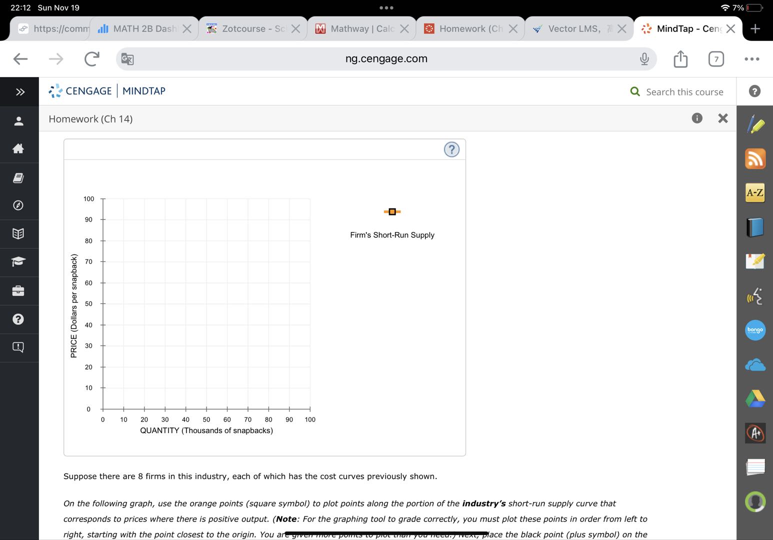X / Vector LMS, F X MindTap - Cens X IF GZ