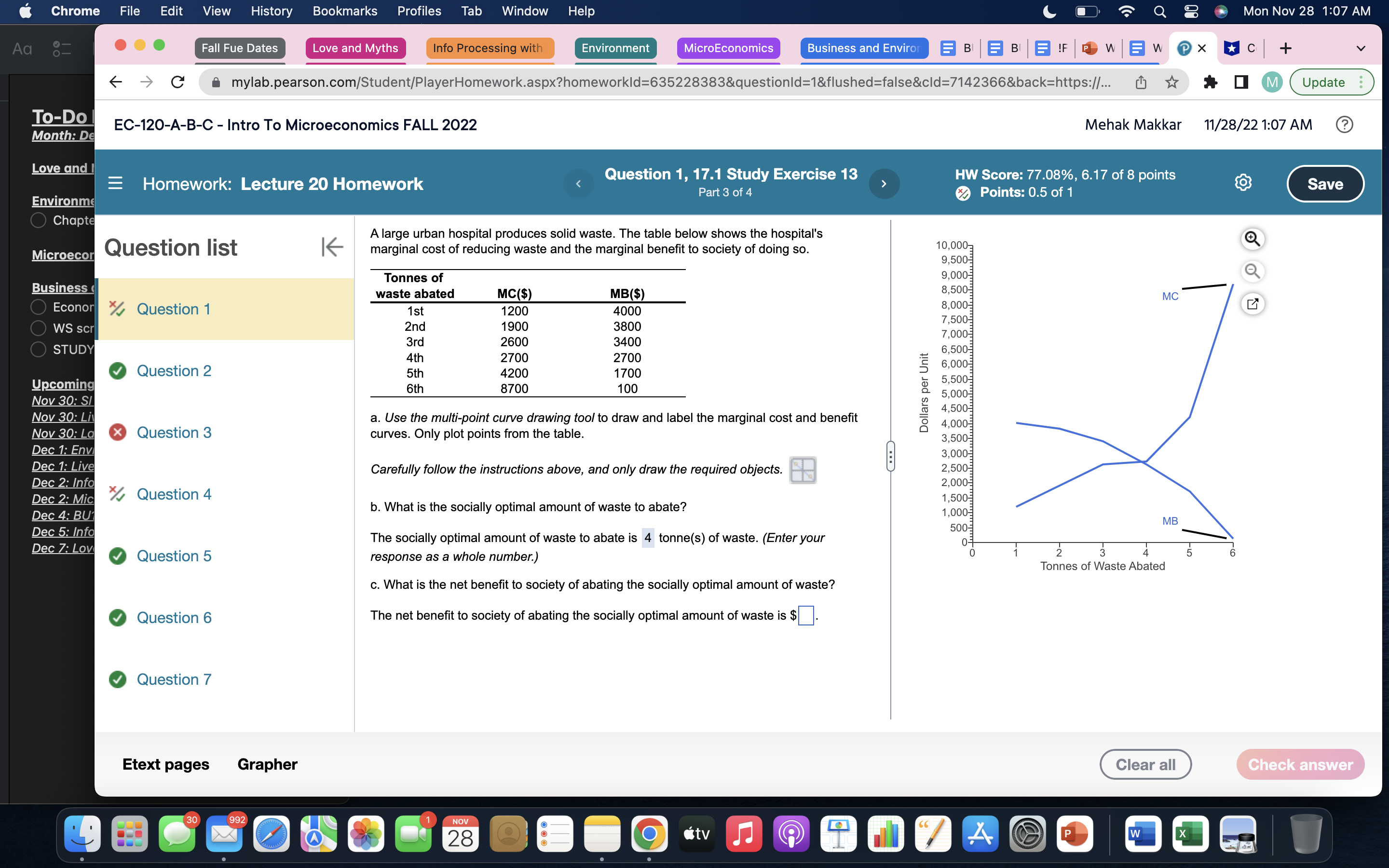 Chrome File Edit View History Bookmarks Profiles Tab Window Help Q