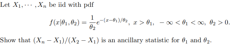 Let X1, . .., Xn be iid with pdf f(x |01,