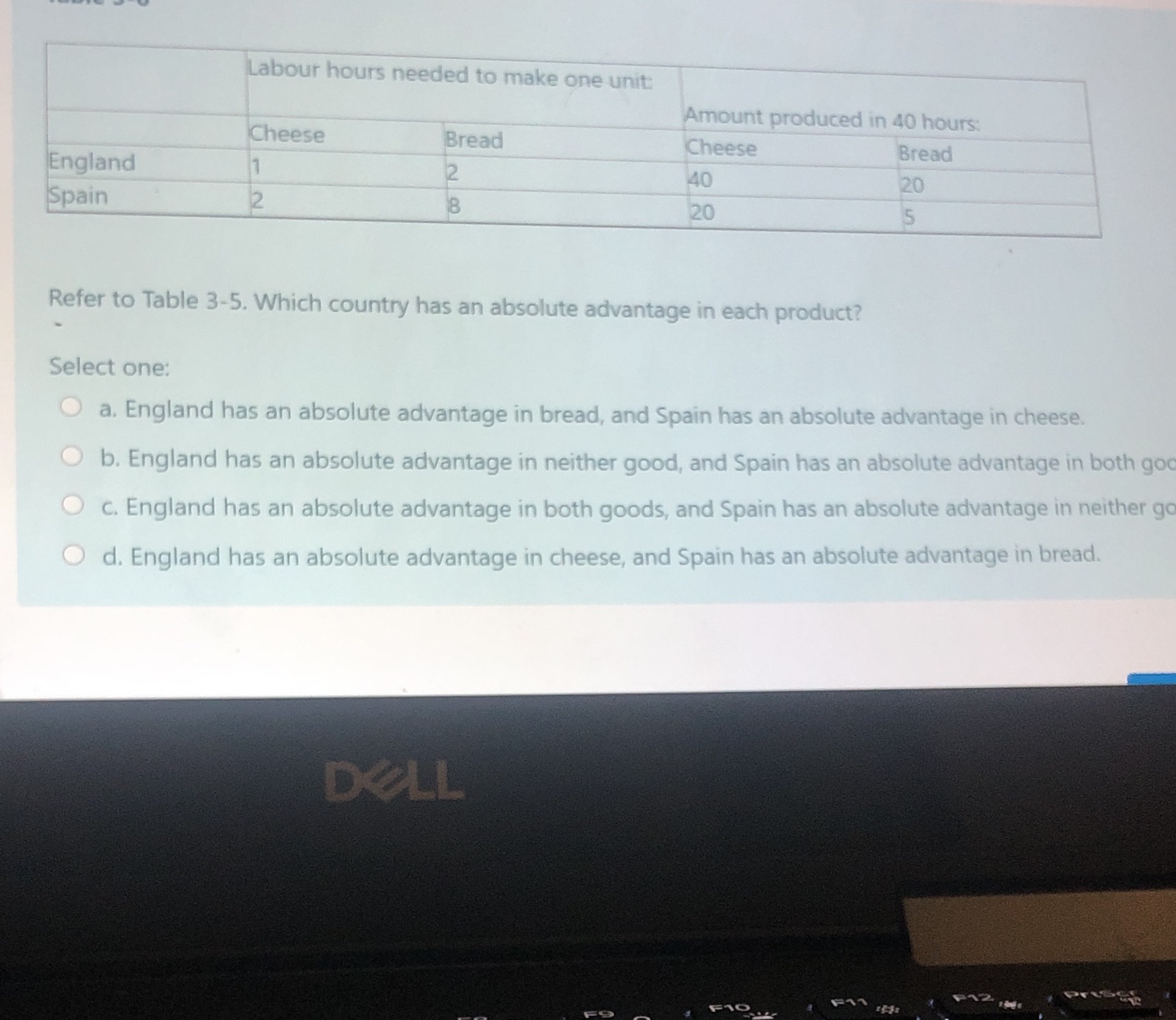 37 Labour hours needed to make one unit: Amount produced in 40