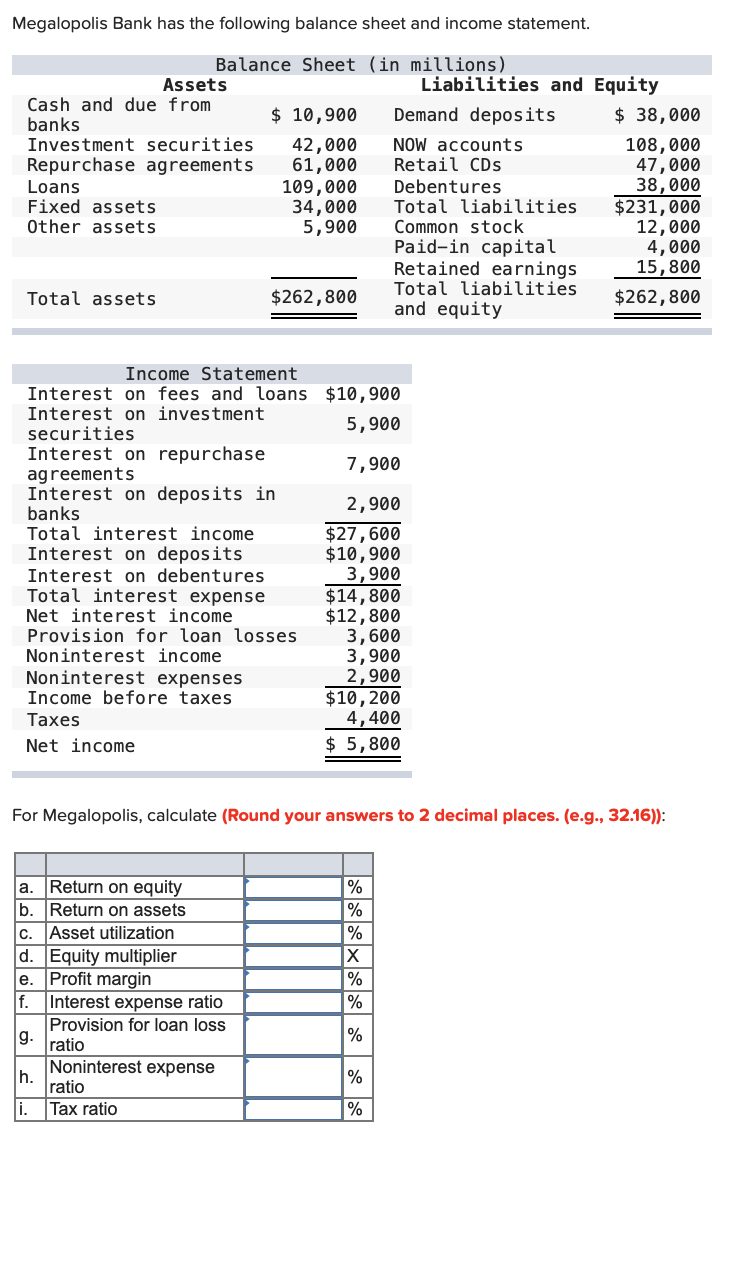  I have A-D , I need E-I Megalopolis Bank has the