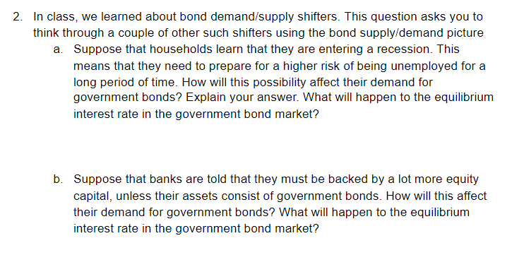 Some assistance will be great ! 2. In class. we learned about