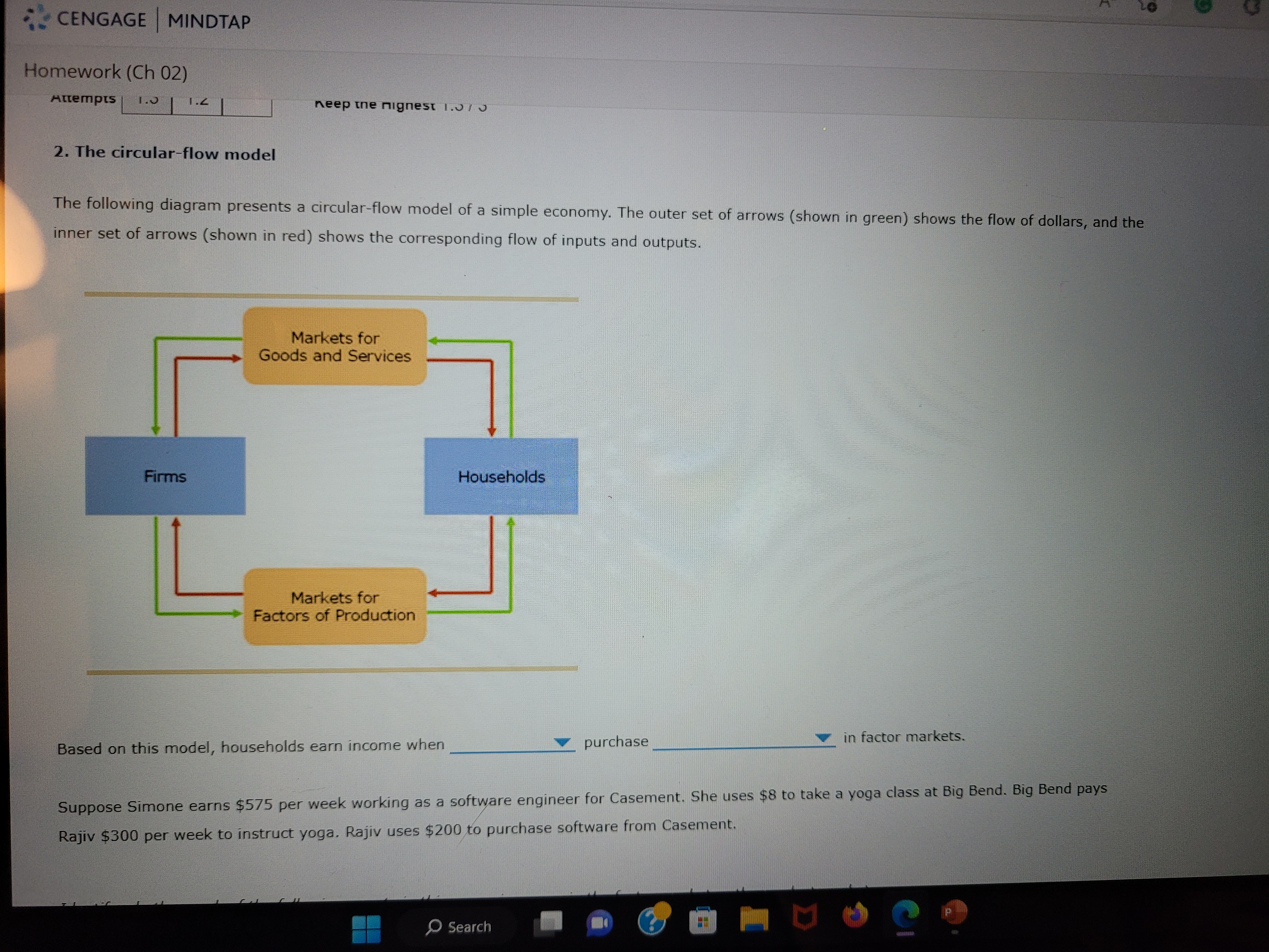 CENGAGE | MINDTAP Homework (Ch 02) Attempts | 1.0 | 1.
