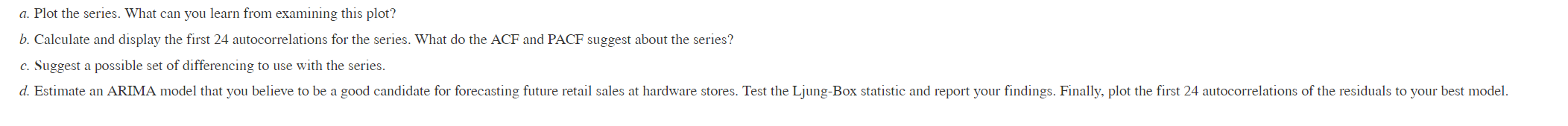 I've done the excel work and i need help answering the questions.