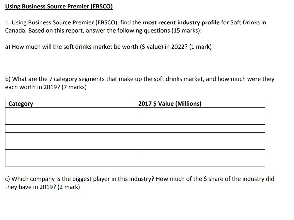  Using Business Source Premier (EBSCOI 1. Using Business Source Premier (EBSCO),