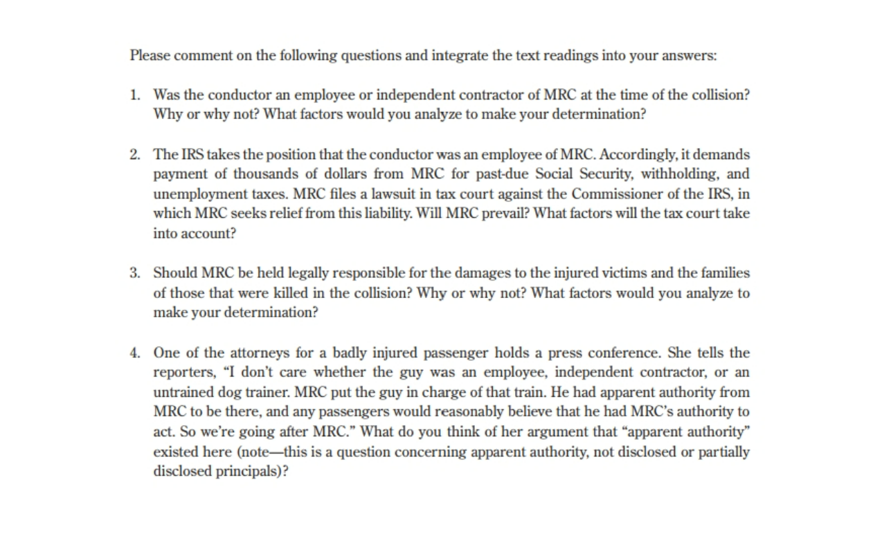 double spaced, with reasonable margins. Do not restate the questions in your