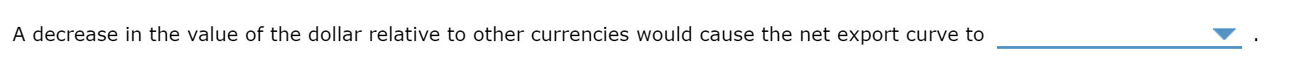of the dollar relative to other currencies. E E B U "5