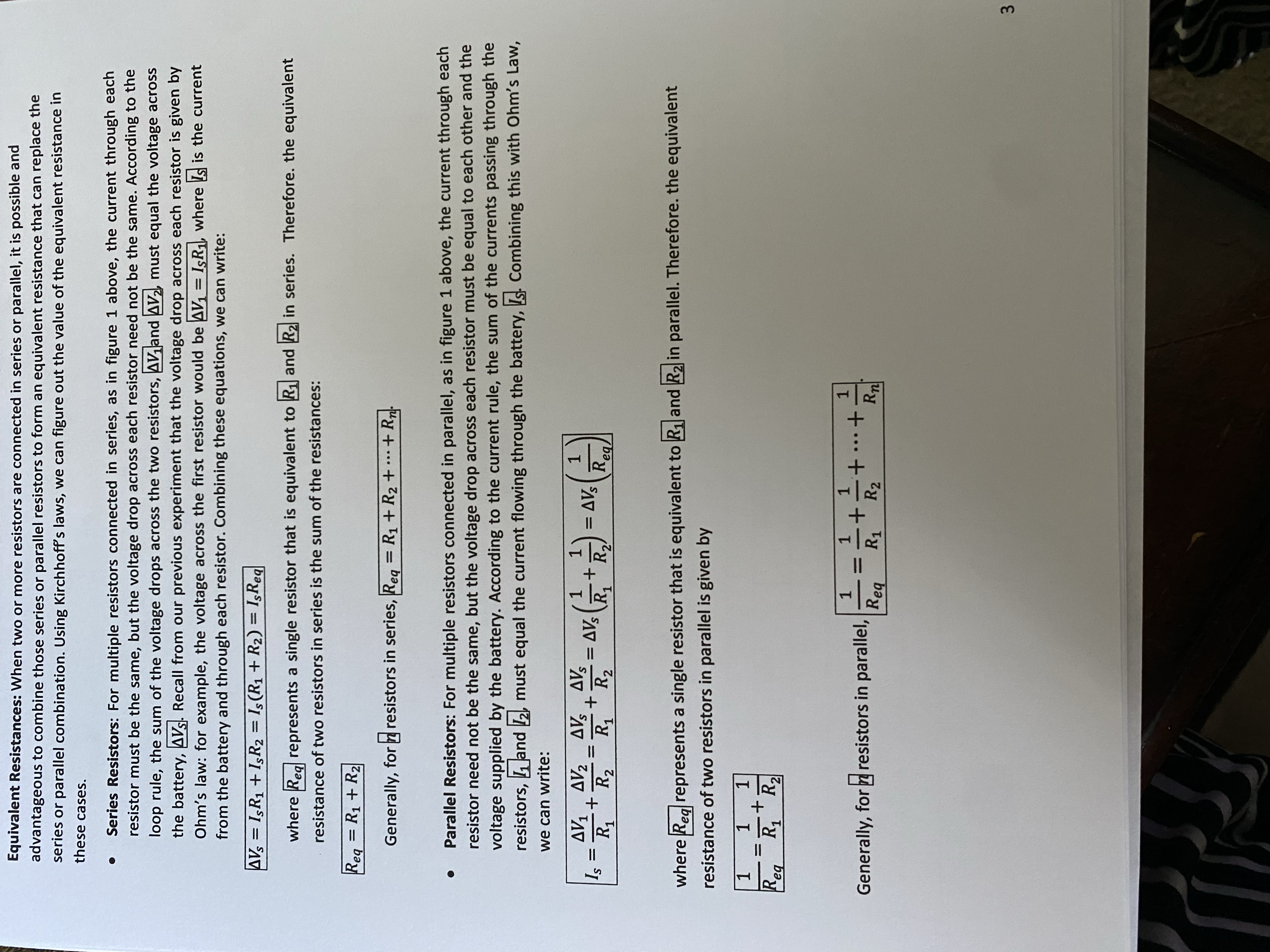 Parallel Circuits 1. Rearrange the components of your circuit in the workspace