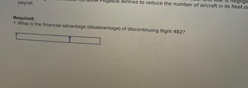 decreasing for several years at Pegasus Airlines. In an effort to improve