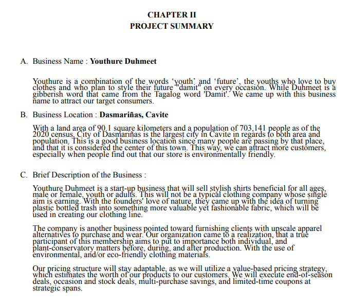 plan? B. Pricing Scheme- Define Price in Simple Marketing Term- What pricing