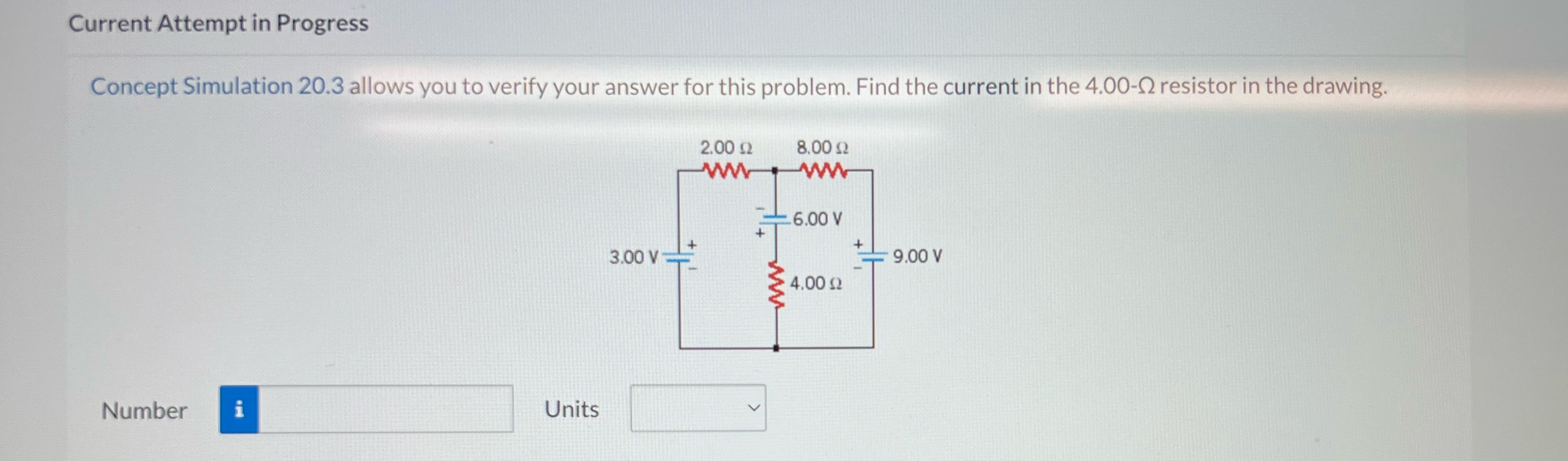 Current Attempt in Progress Concept Simulation 20.3 allows you to verify
