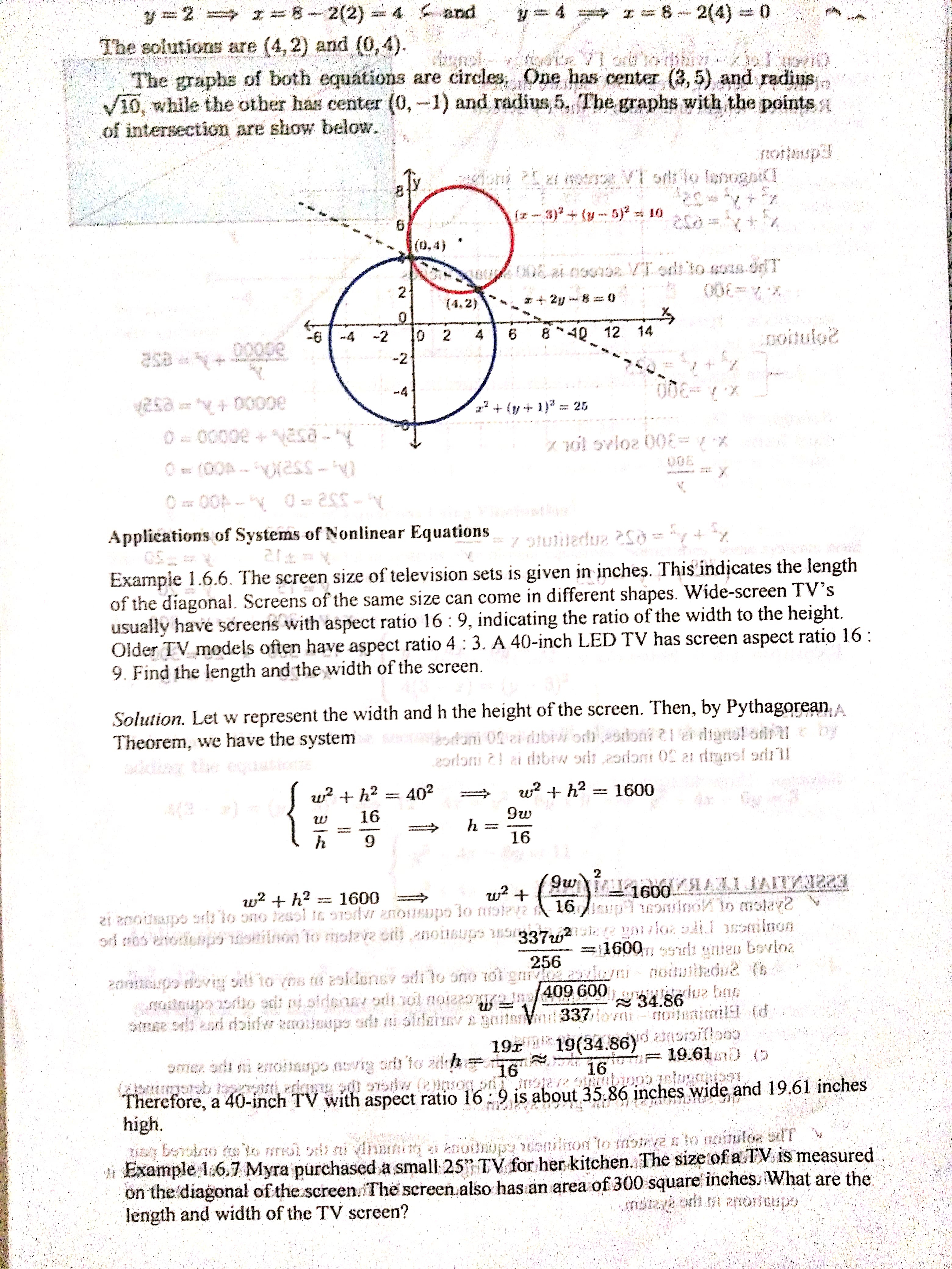 vious examine Definition: A system of equations is nonlinear if it involves