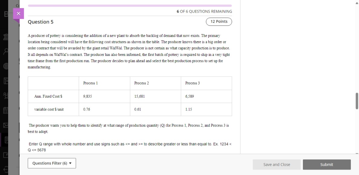 47 51 46 Large Facility -15 36 51 Alternatives Worst Regrets Small