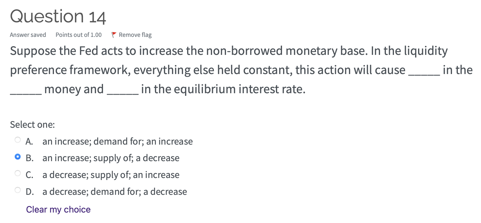 According to the expectations theory of the term structure Select one: A.