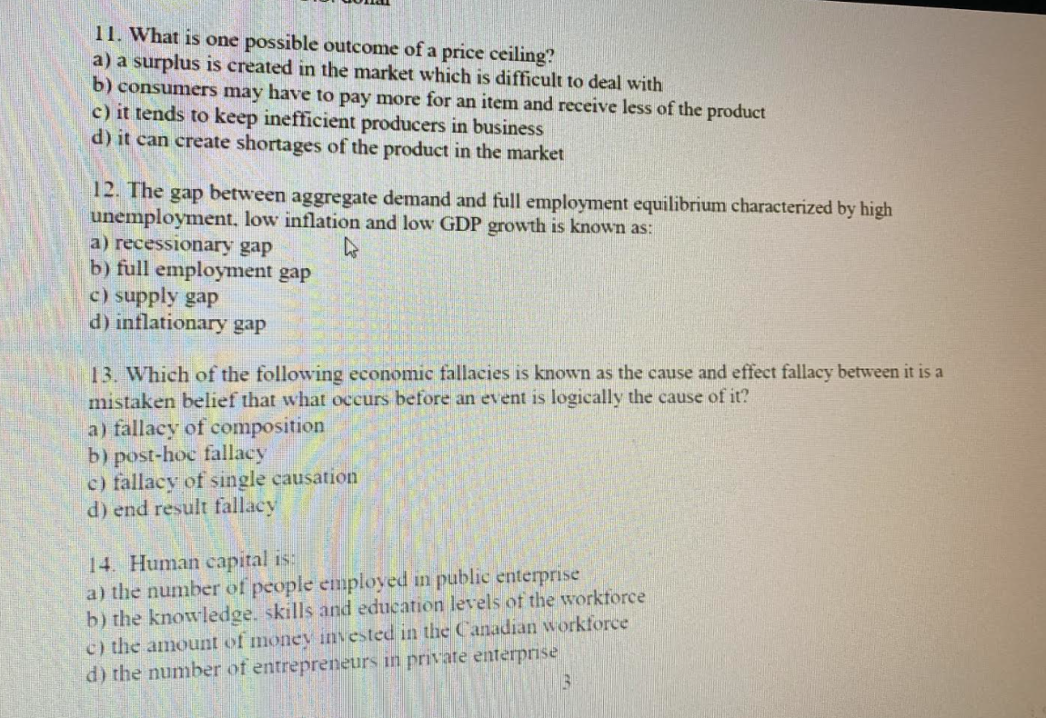 Hi please circle the best answer 1 1. What is one possible