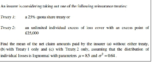 of a reinsurer's payments made under a proportional reinsurance arrangement consists of