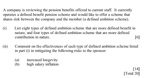 actuarial funding valuation. The trustees have just received a valuation report from