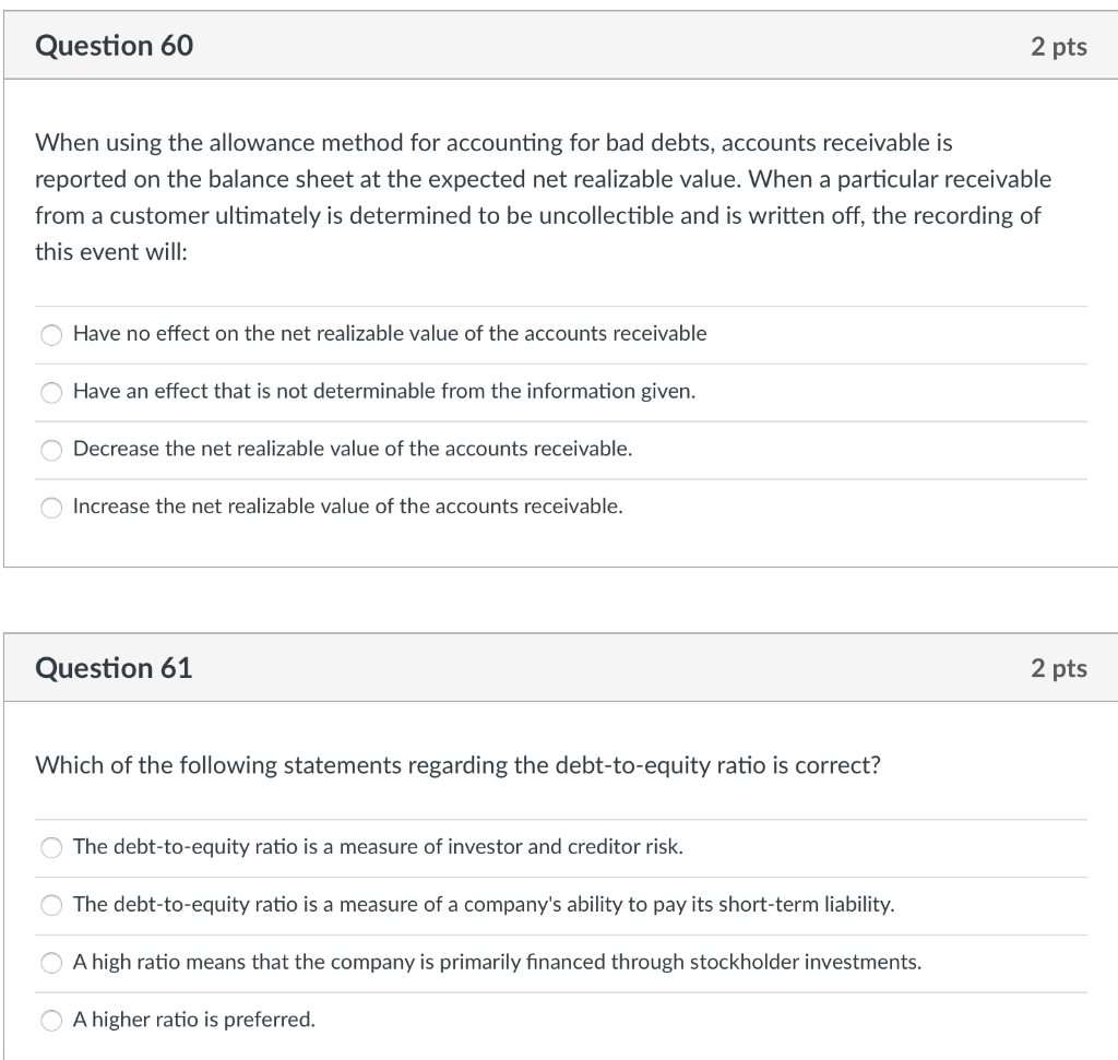 year. The residual value was estimated to be 10% of cost. The